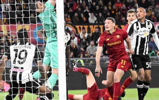 Roma vs Udinese della passata stagione - Foto ANSA - Ilromanista.it