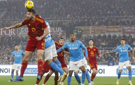 Roma vs Napoli di questo girone d'andata - Foto ANSA - Ilromanista.it