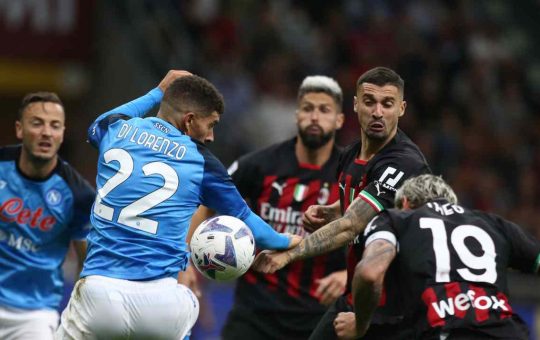 Napoli-Milan scontro di gioco