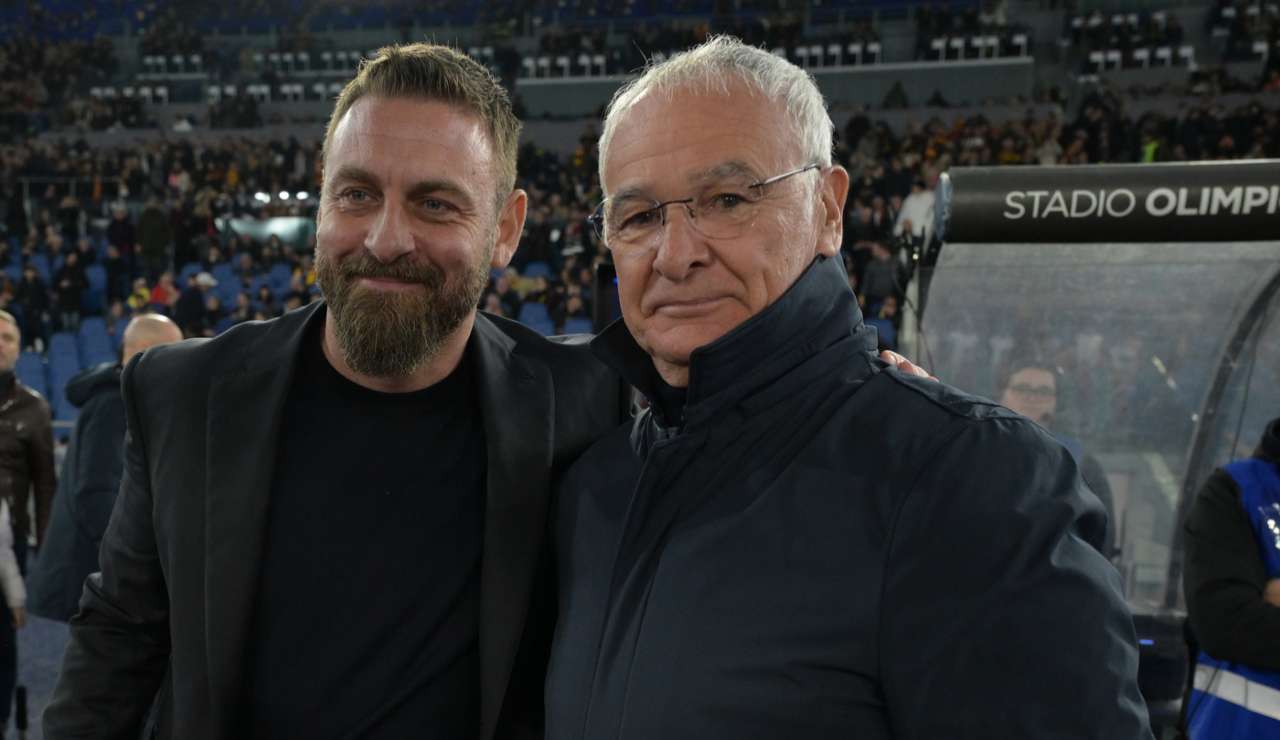 Daniele De Rossi e Claudio Ranieri