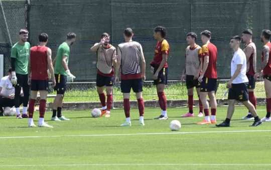 La Roma si allena a Trigoria - Foto Lapresse - Ilromanista.it