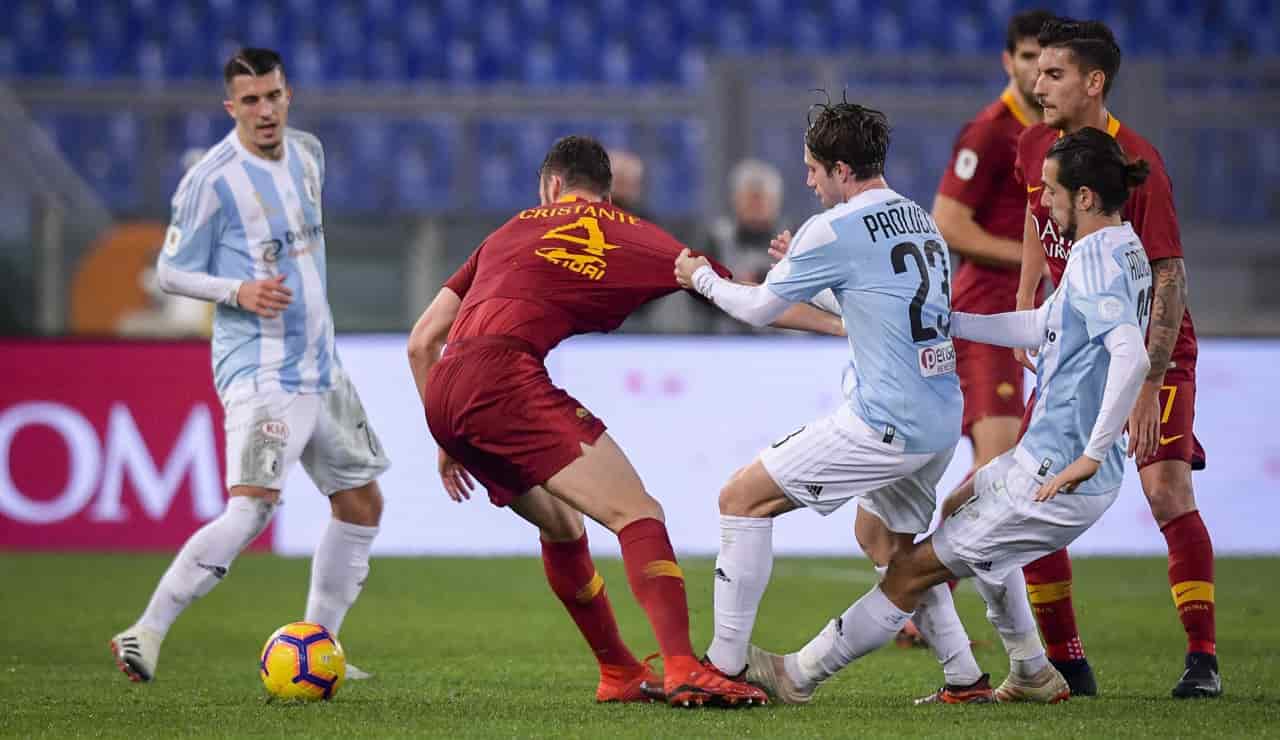 Una partita della Roma in Coppa Italia - Foto Lapresse - Ilromanista.it