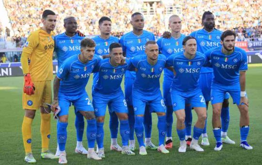 Foto di squadra per il Napoli - Lapresse - Ilromanista.it