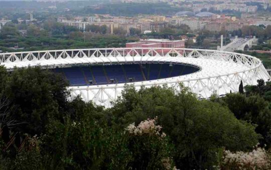 La vista dello stadio Olimpico - Lapresse - Ilromanista.it