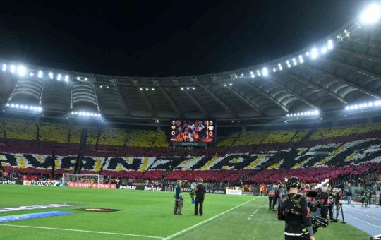 La splendida coreografia dei tifosi della Roma - ANSA - Ilromanista.it