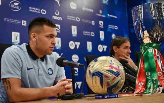 Lautaro Martinez e Simone Inzaghi - Lapresse - Ilromanista.it