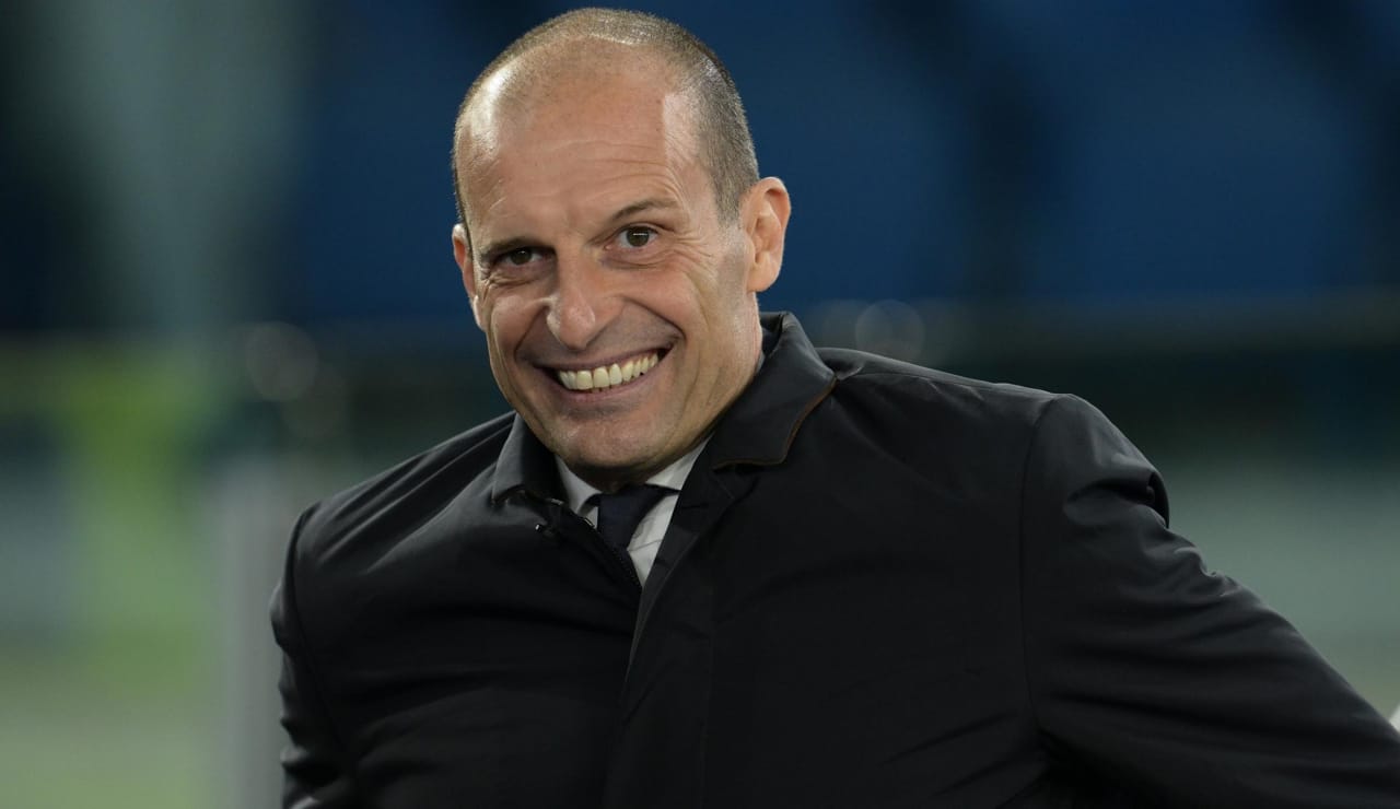 Max Allegri sulla panchina della Juventus - Foto Lapresse - Ilromanista.it