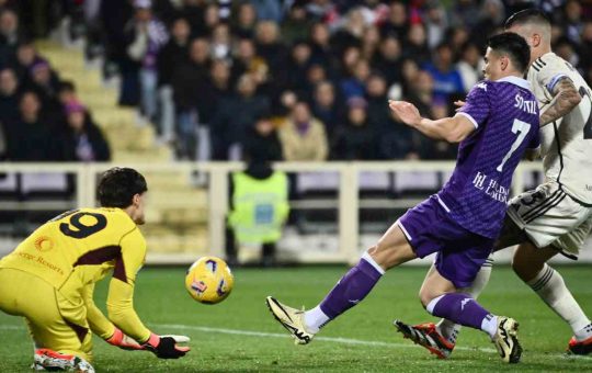 Un momento saliente di Fiorentina-Roma - Lapresse - Ilromanista.it