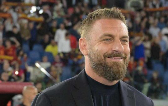 Il ghigno di De Rossi - Lapresse - Ilromanista.it