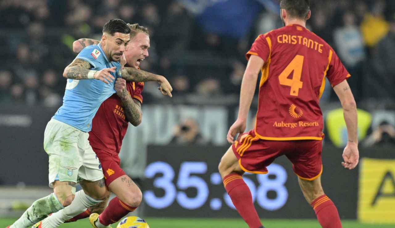 Derby della Capitale - Lapresse - ilromanista.it