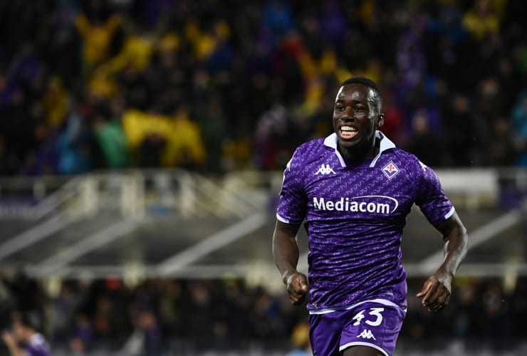 Kayode con la maglia della Fiorentina - Foto Lapresse - Ilromanista.it