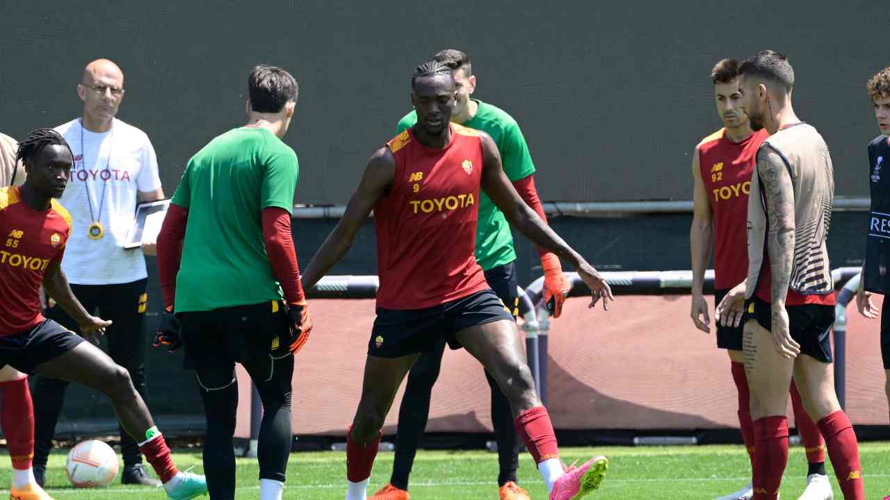 Allenamento Trigoria - Fonte LaPresse - ilromanista.it