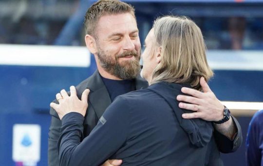 Daniele De Rossi e Davide Nicola - Lapresse - Ilromanista.it