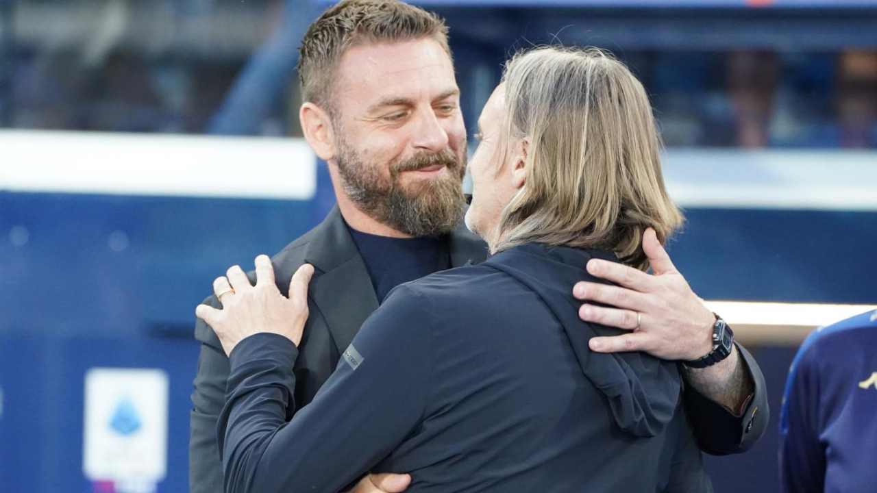 Daniele De Rossi e Davide Nicola - Lapresse - Ilromanista.it