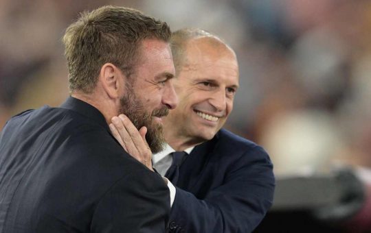 Daniele De Rossi e Massimiliano Allegri - Lapresse - Ilromanista.it