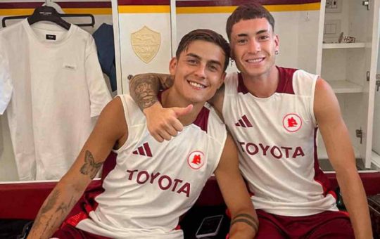 Dybala e Soulé - Facebook - Ilromanista.it