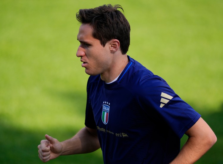 Federico Chiesa con la maglia della nazionale - fonte Lapresse - ilromanista.it