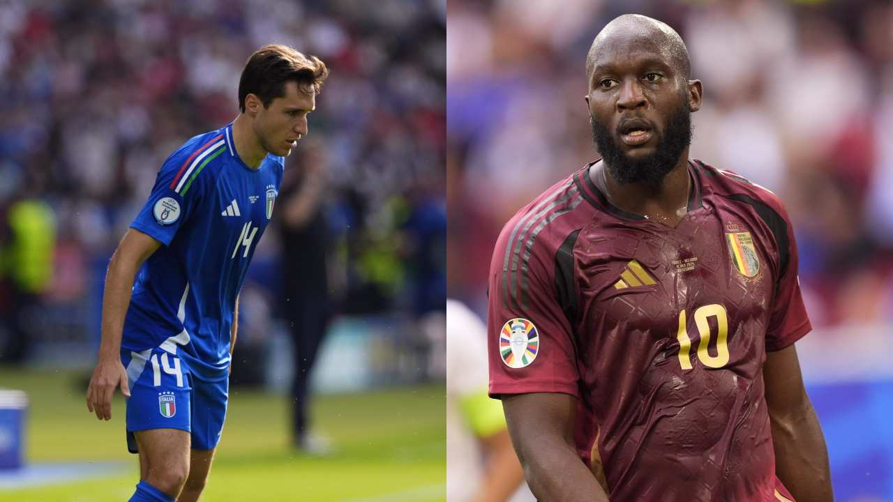 Federico Chiesa e Romelu Lukaku - fonte Lapresse - ilromanista.it