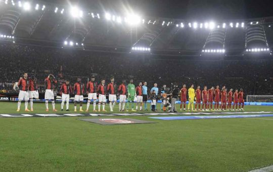 Roma e Milan allo stadio Olimpico - Lapresse - Ilromanista.it