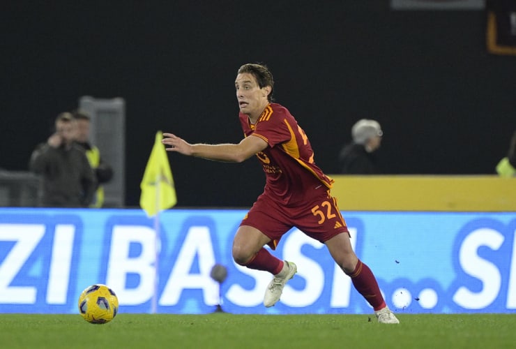 Edoardo Bove con la maglia della Roma - Foto Lapresse - Ilromanista.it