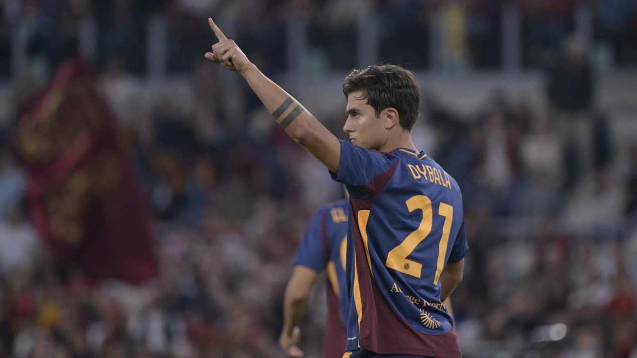 Roma, Dybala torna in gruppo: sarà disponibile contro l'Inter