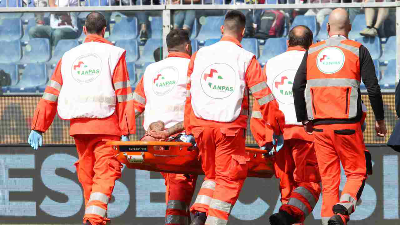 Stagione finita per il calciatore