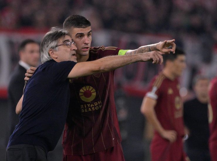 Ivan Juric e Gianluca Mancini - Lapresse - Ilromanista.it