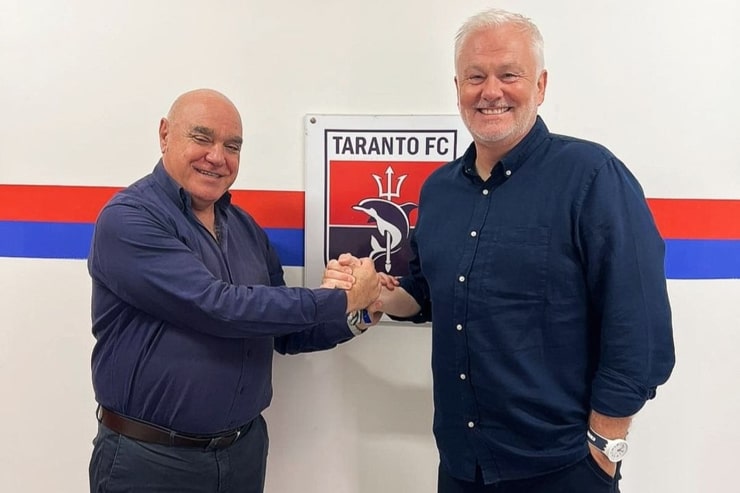 Mark Campbell - Foto dal profilo Instagram del Taranto Calcio - Ilromanista