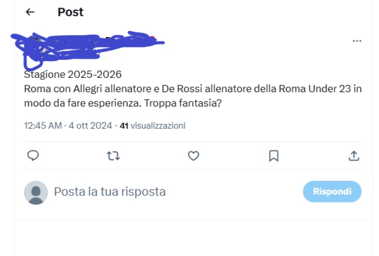 Post di un tifoso - X - Ilromanista.it