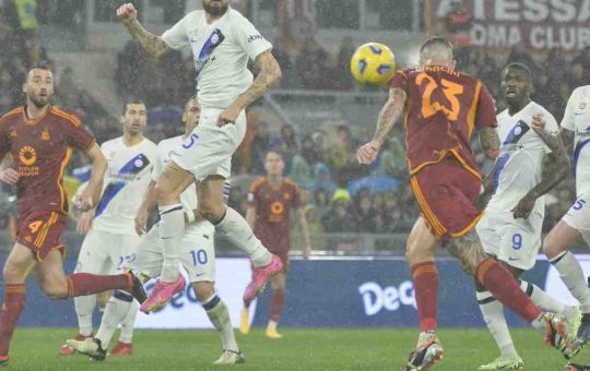 Roma-Inter, precedenti horror: l'ultima vittoria giallorossa all'Olimpico risale al 2016