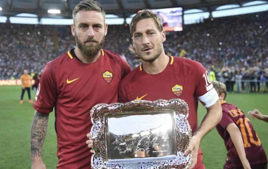 Totti e De Rossi - LaPresse - Ilromanista.it