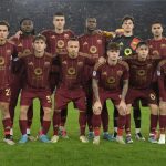 Gli undici titolari in una recente partita della Roma - Foto Lapresse - Ilromanista.it