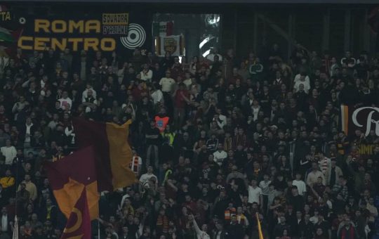 I tifosi della Roma - Foto Lapresse - Ilromanista.it