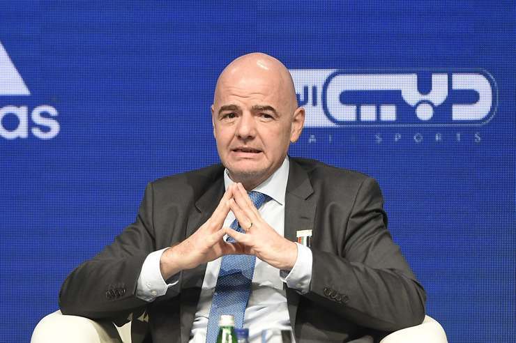 Il presidente della Fifa Gianni Infantino - Foto Lapresse - Ilromanista.it