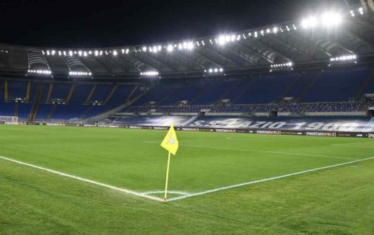 Lo stadio Olimpico di Roma vuoto - Foto Lapresse - Ilromanista.it