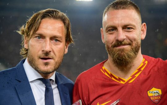 Totti e De Rossi - LaPresse - Ilromanista.it