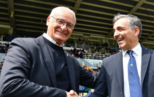 Claudio Ranieri e Fabio Pecchia - Ansa - ilromanista.it