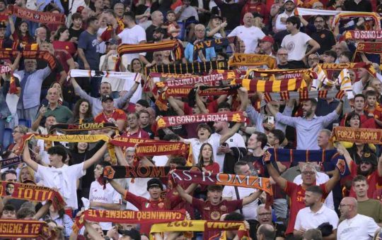 I tifosi della Roma allo stadio Olimpico - Lapresse - Ilromanista.it