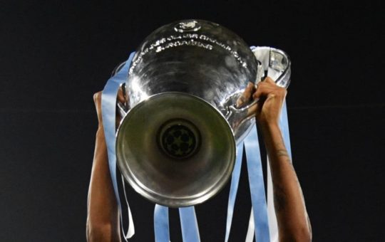 Il trofeo della Champions League - Foto Lapresse - Ilromanista.it