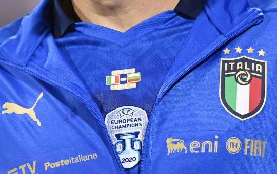 La maglia della nazionale italiana - Lapresse - Ilromanista.it