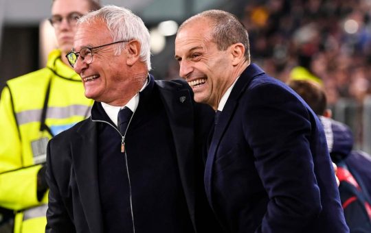 Ranieri e Allegri sorridenti