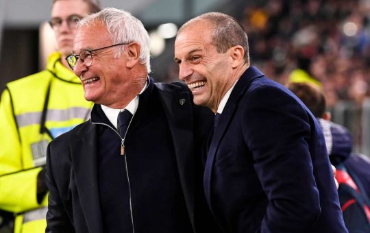 Ranieri e Allegri - LaPresse - Ilromanista.it