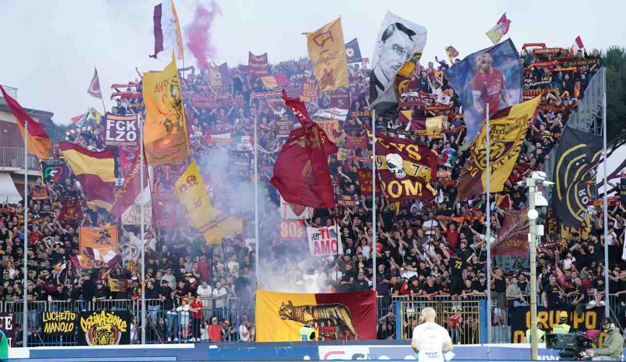 Tutto l'entusiasmo dei tifosi della Roma - Lapresse - Ilromanista.it