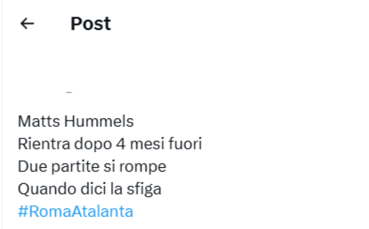 Post su Hummels - X - Ilromanista.it