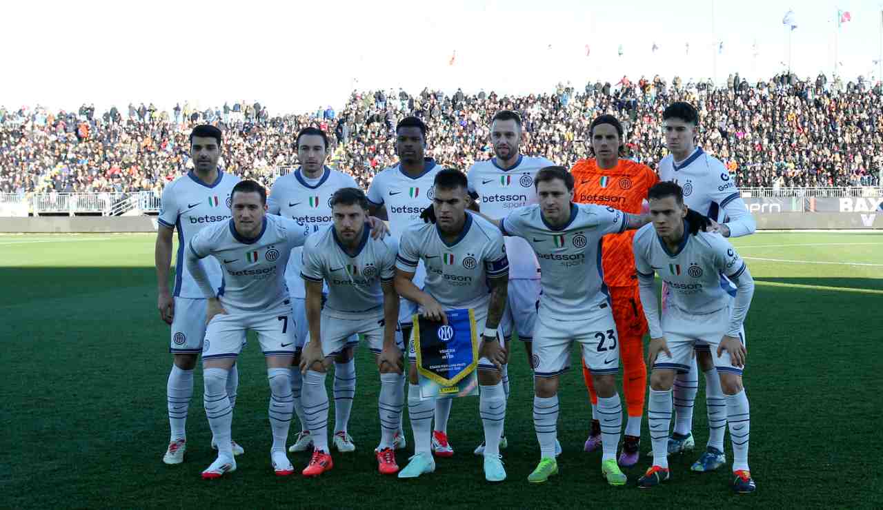 Foto di squadra per l'Inter - Lapresse - Ilromanista.it