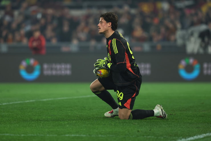 Svilar, portiere della Roma - Foto Lapresse - Ilromanista.it