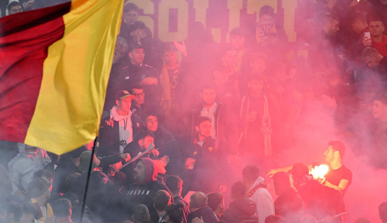 Tifosi della Roma gelati