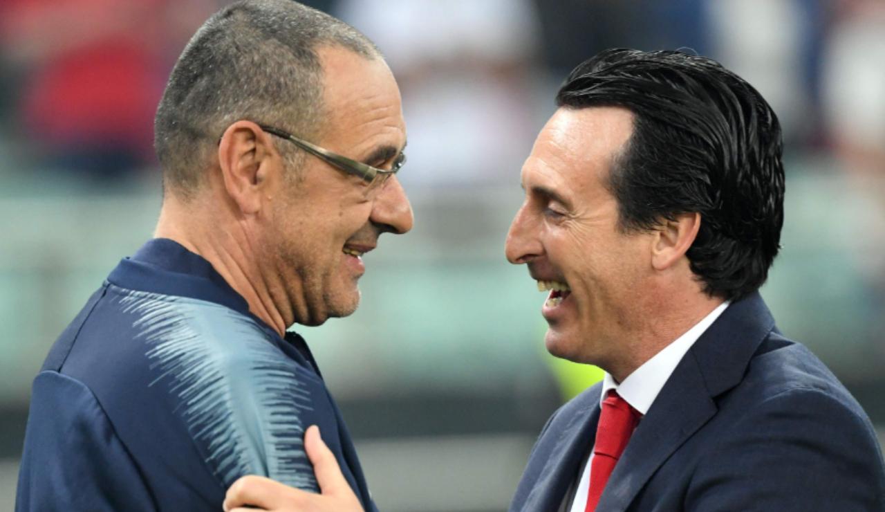 Unai Emery 'toglie' il posto a Sarri