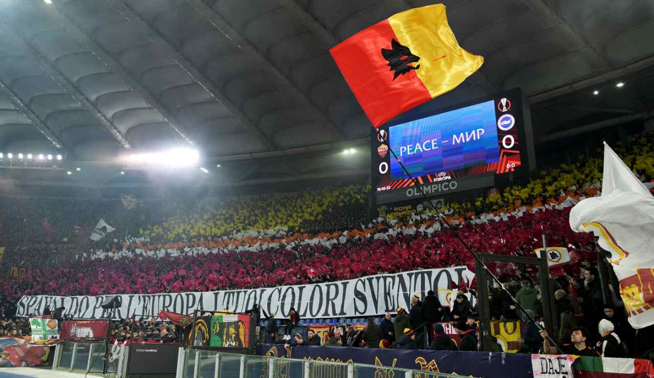 I tifosi della Roma allo Stadio Olimpico - Lapresse - Ilromanista.it