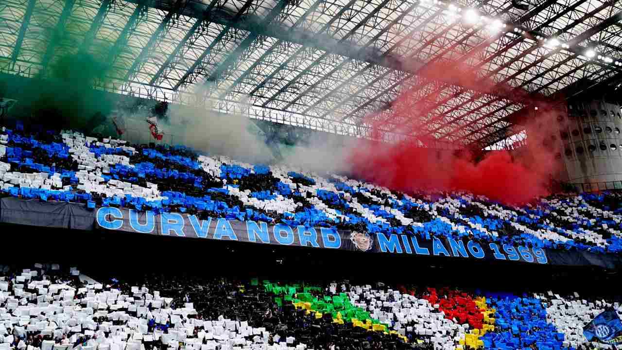 La curva Nord di San Siro - Foto Lapresse - Ilromanista.it